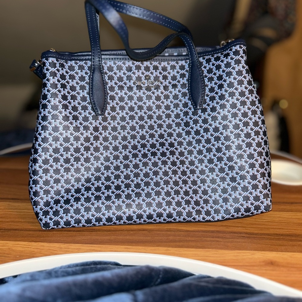 Kate Spade Monochrome Geometric Satchel